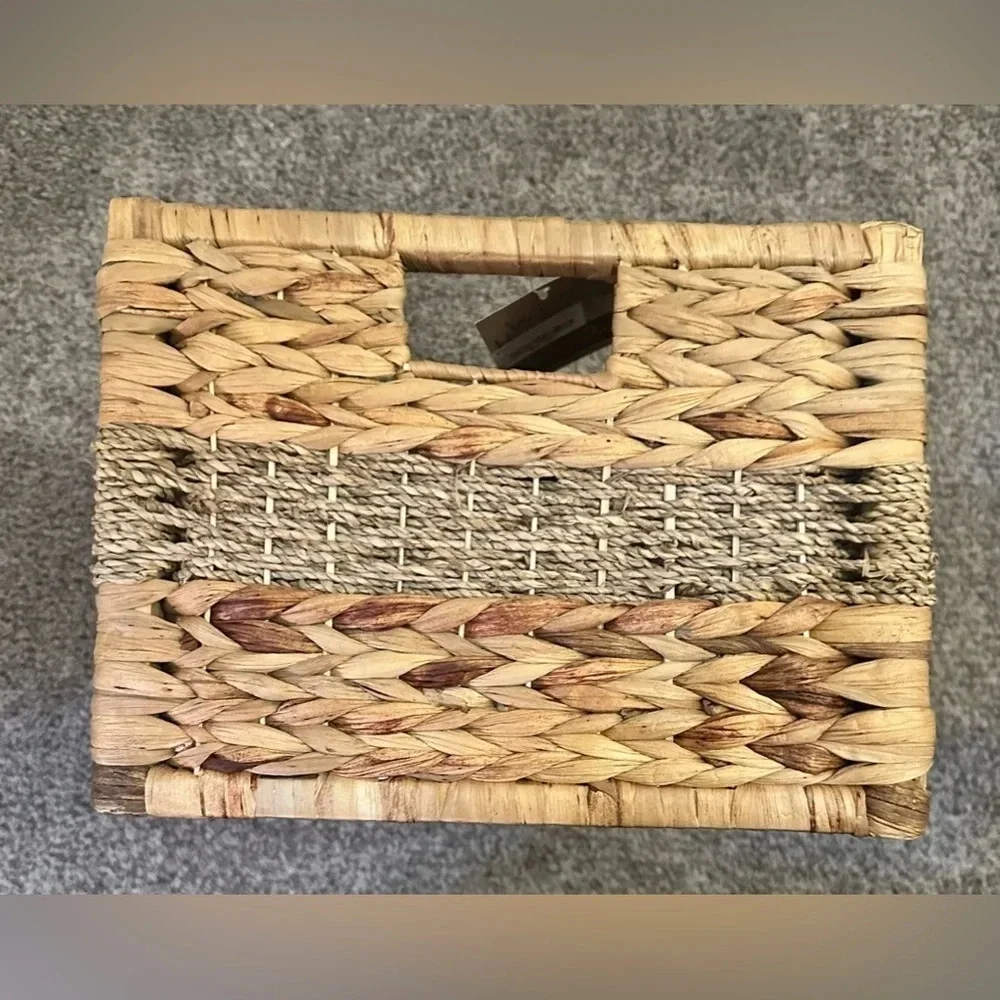 Set of 3 Nesting Baskets with Handles